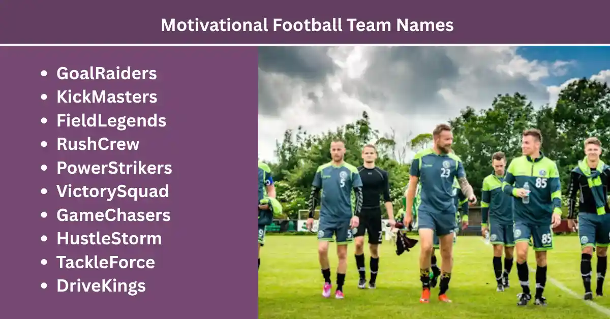 motivational football team names