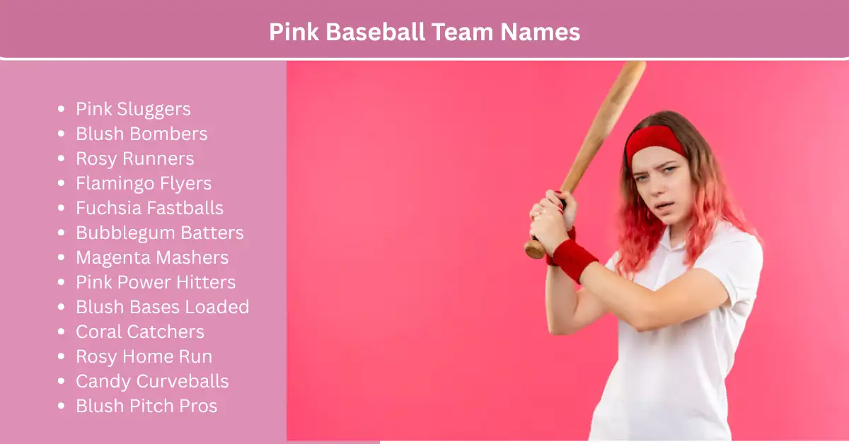 pink baseball team names
