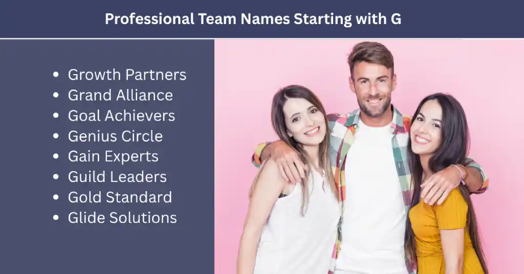 professional team names starting with G