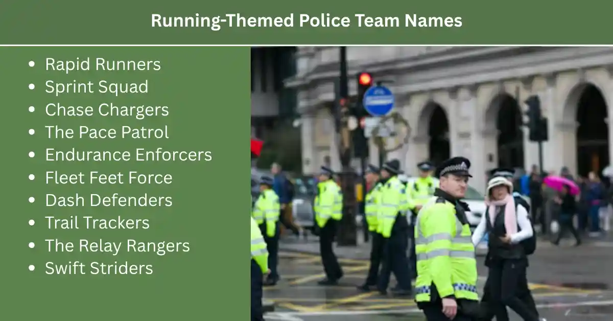 running themed police team names