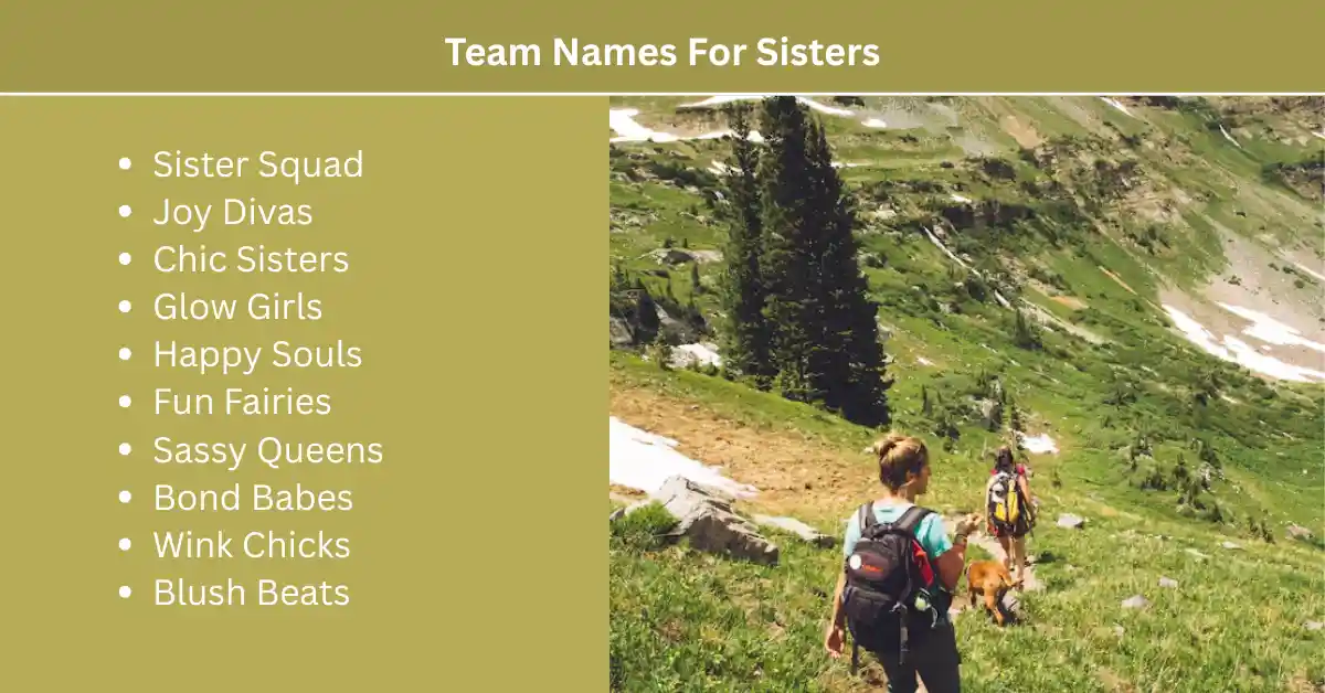 team names for sisters