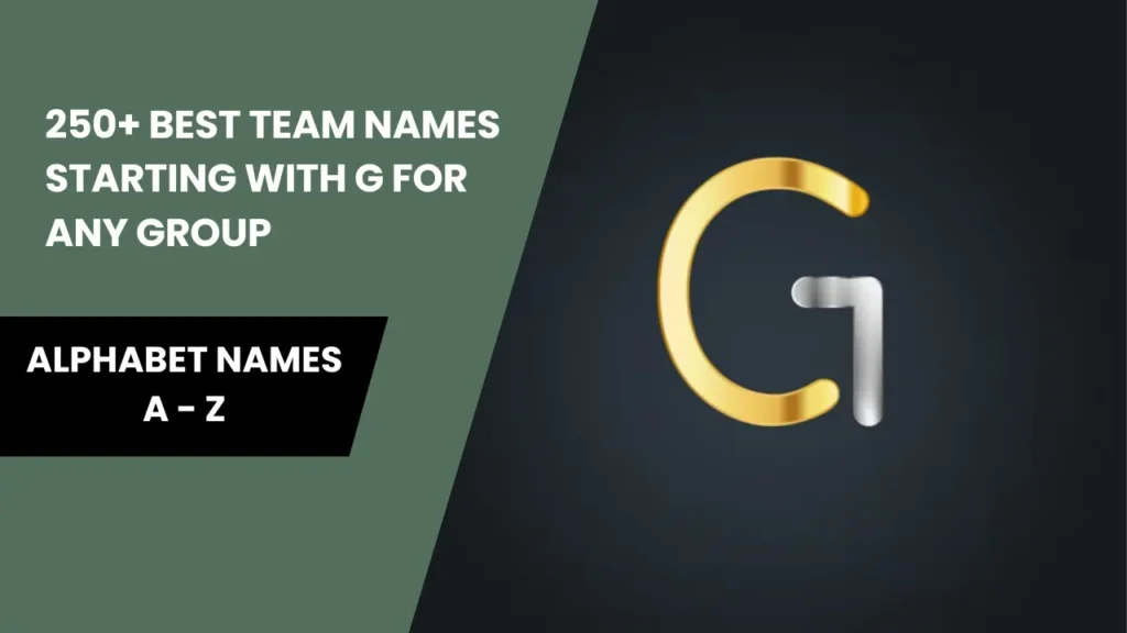 team names starting with g