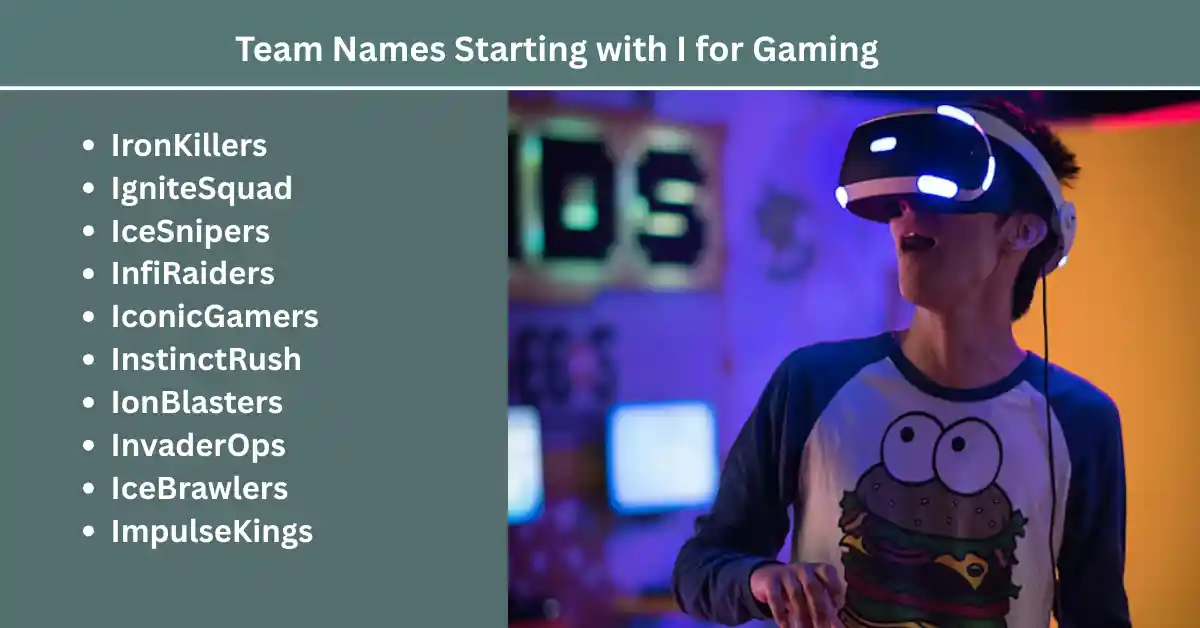 team names starting with I for gaming