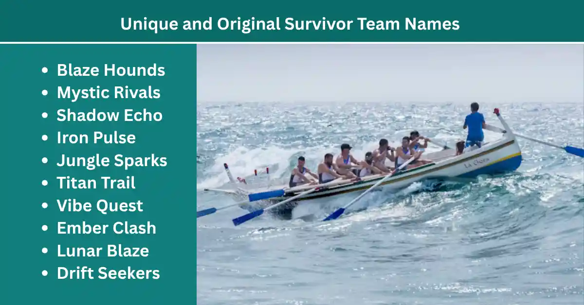 unique and original survivor team names