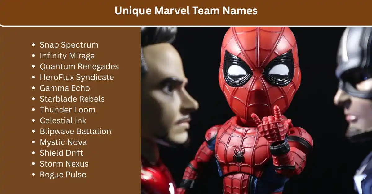 unique marvel team names