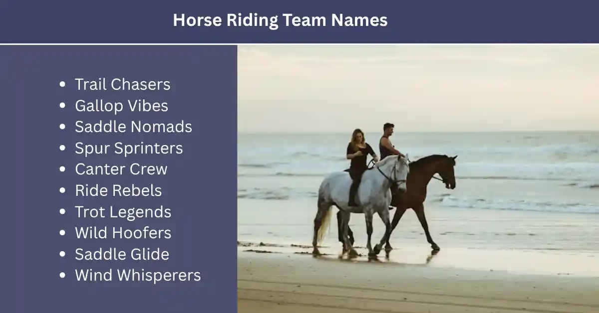 horse riding team names