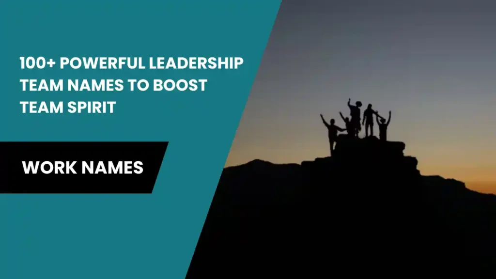 leadership team names