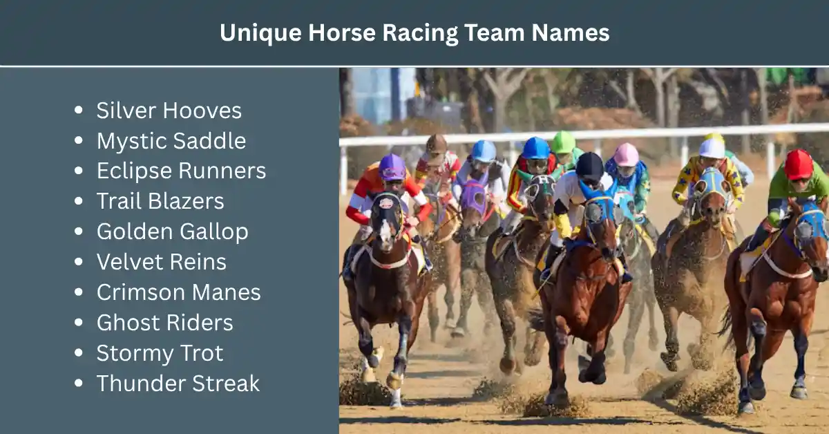 unique horse racing team names