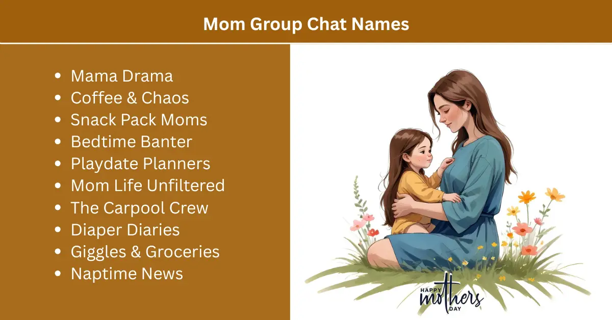mom group chat names