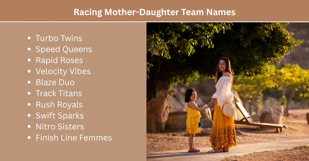 racing mother-daughter team names
