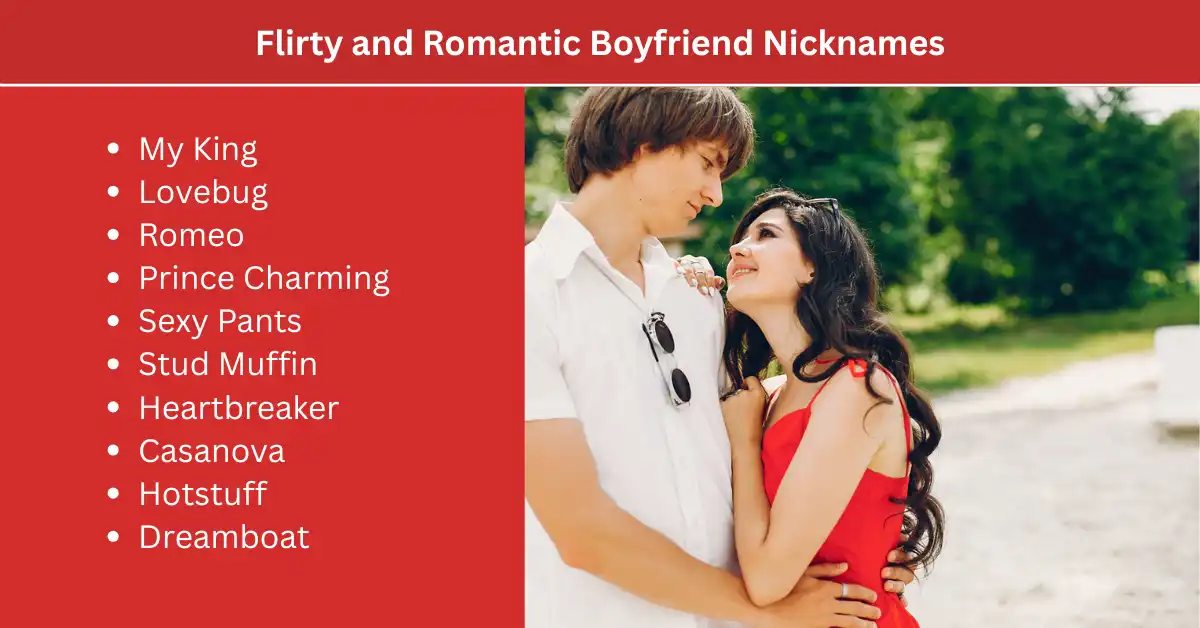 flirty and romantic boyfriend nicknames