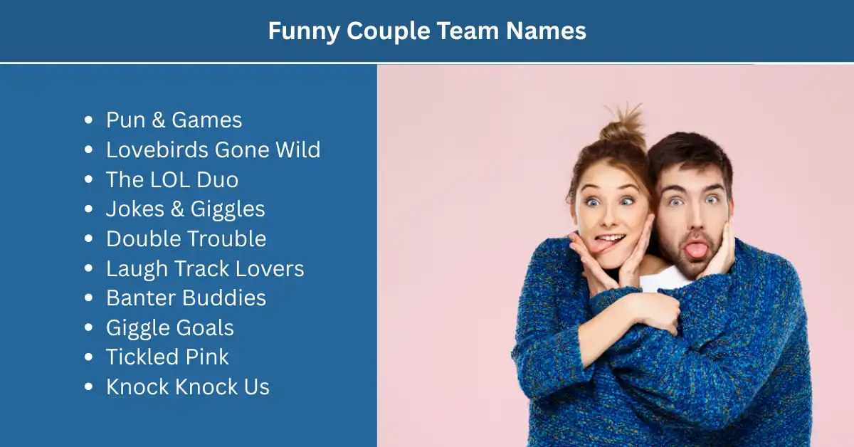 funny couple team names