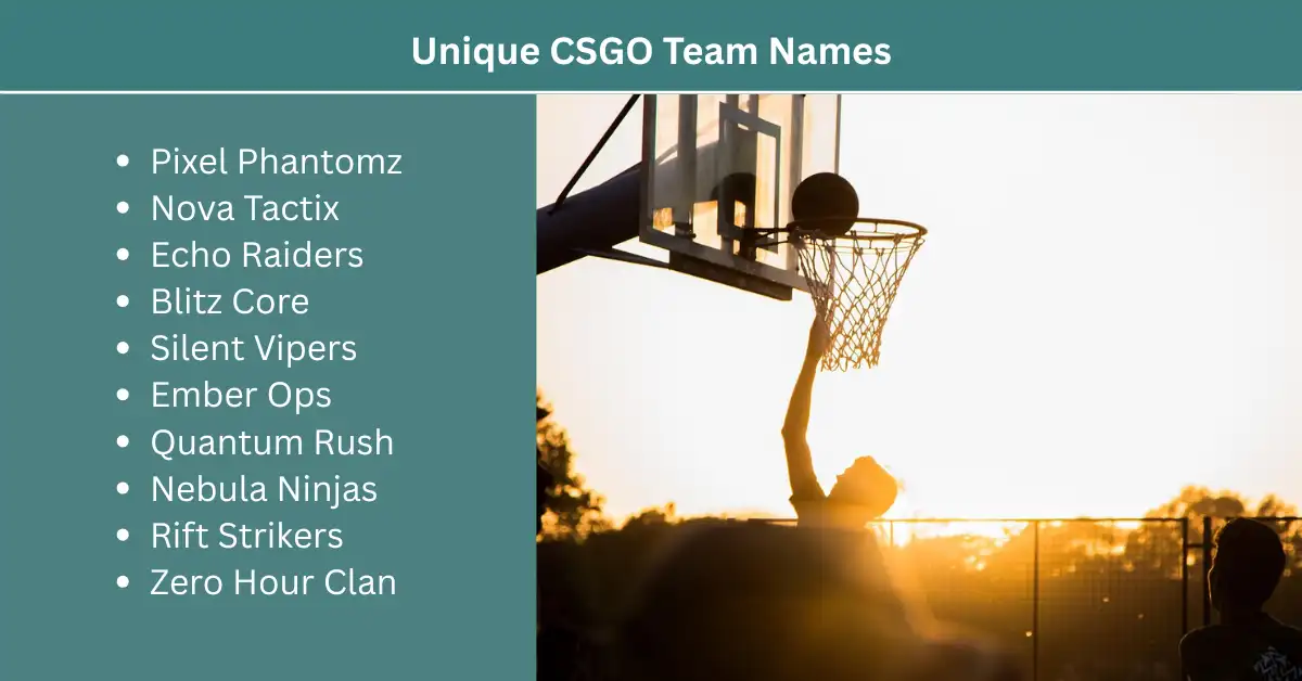 unique csgo team names
