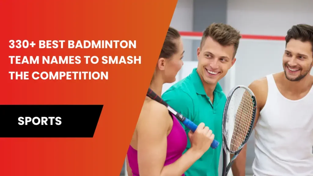 badminton team names