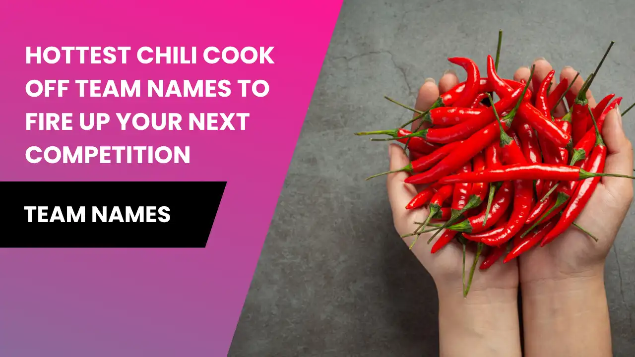 chili cook off team names