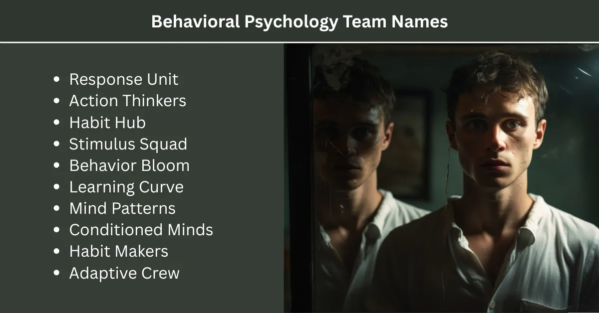 behavioral psychology team names