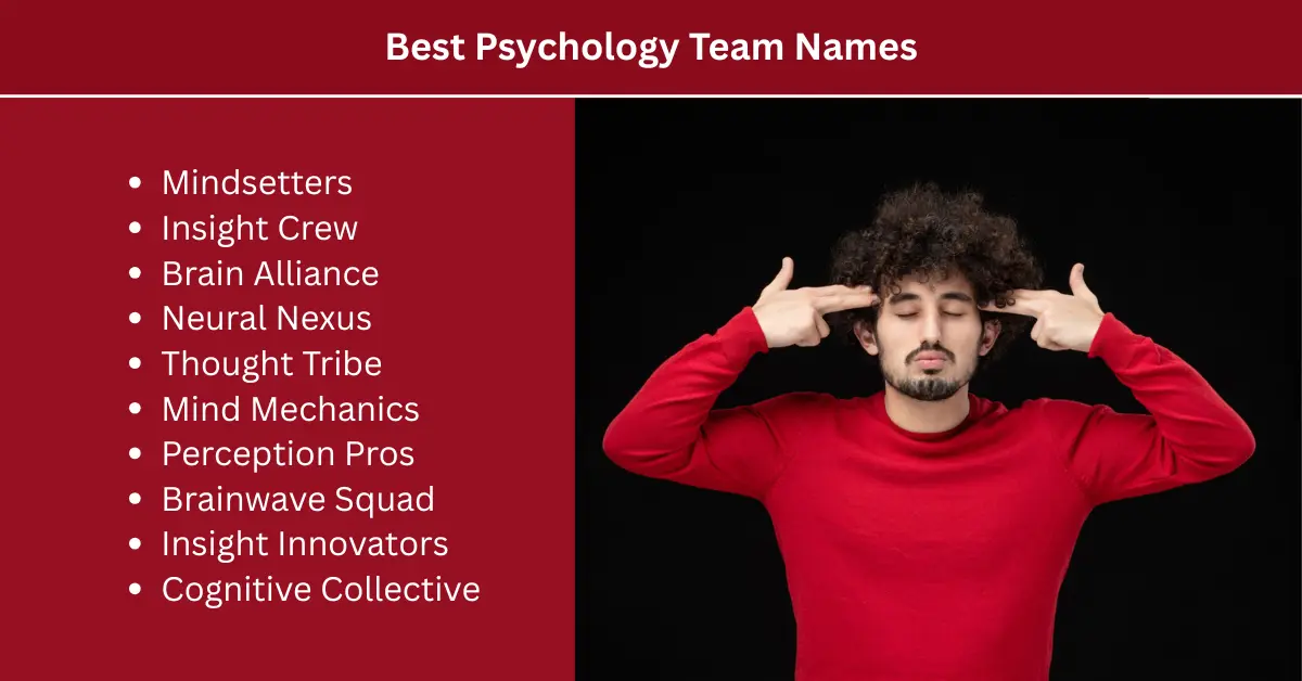 best psychology team names