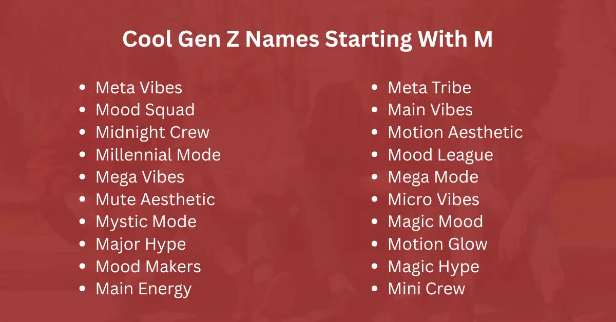 gen z names starting with m