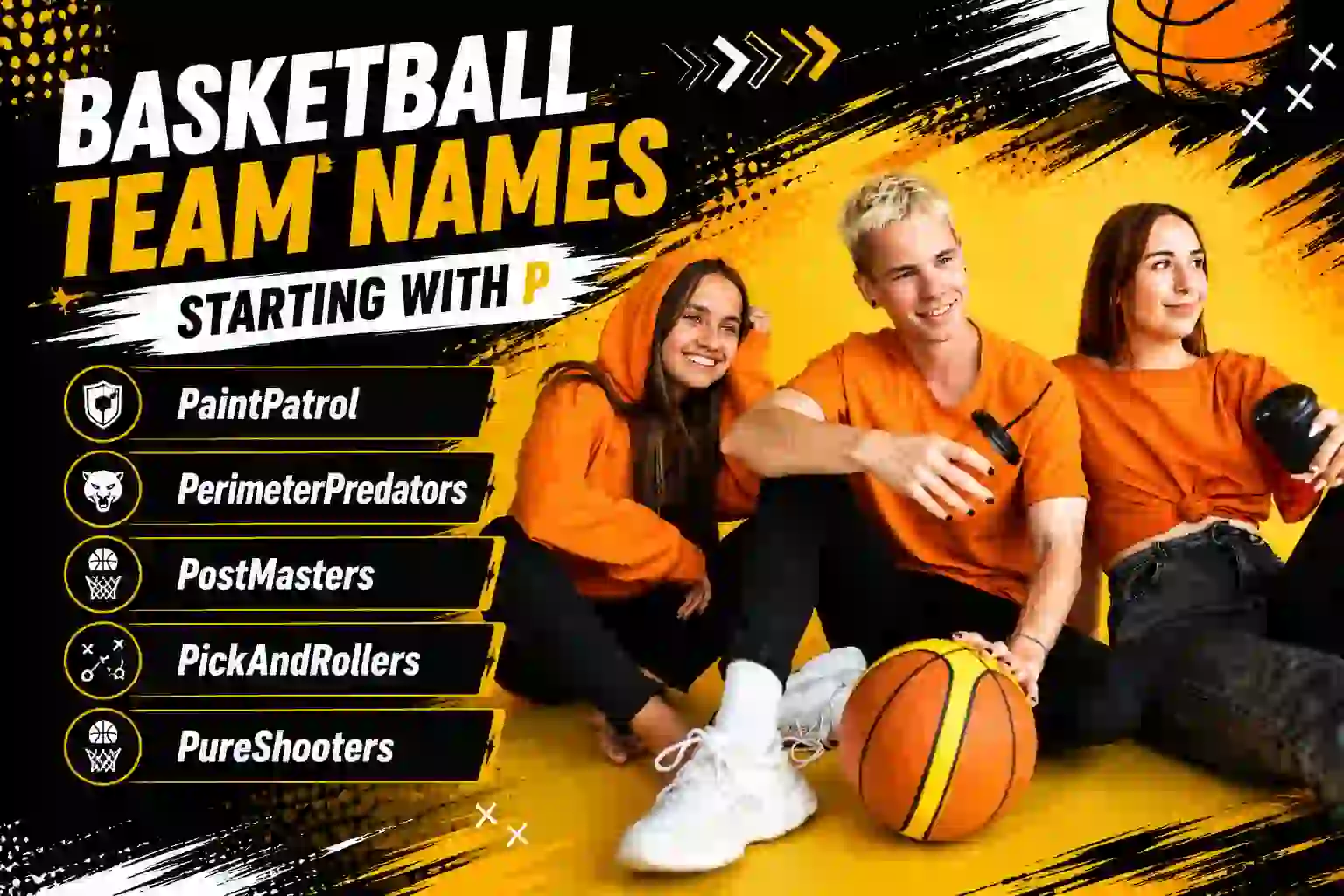 basketball team names starting with p