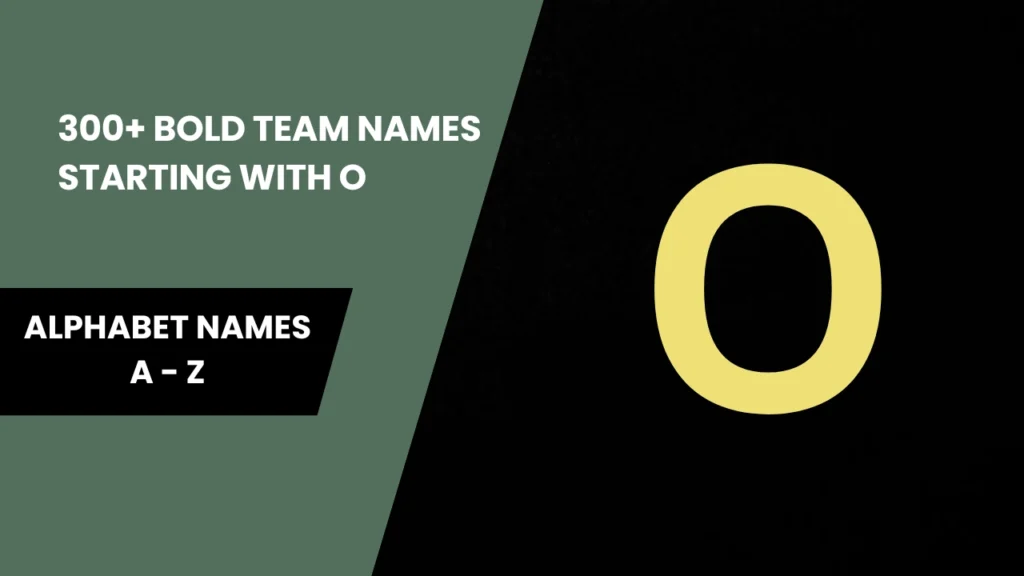 team names starting with o
