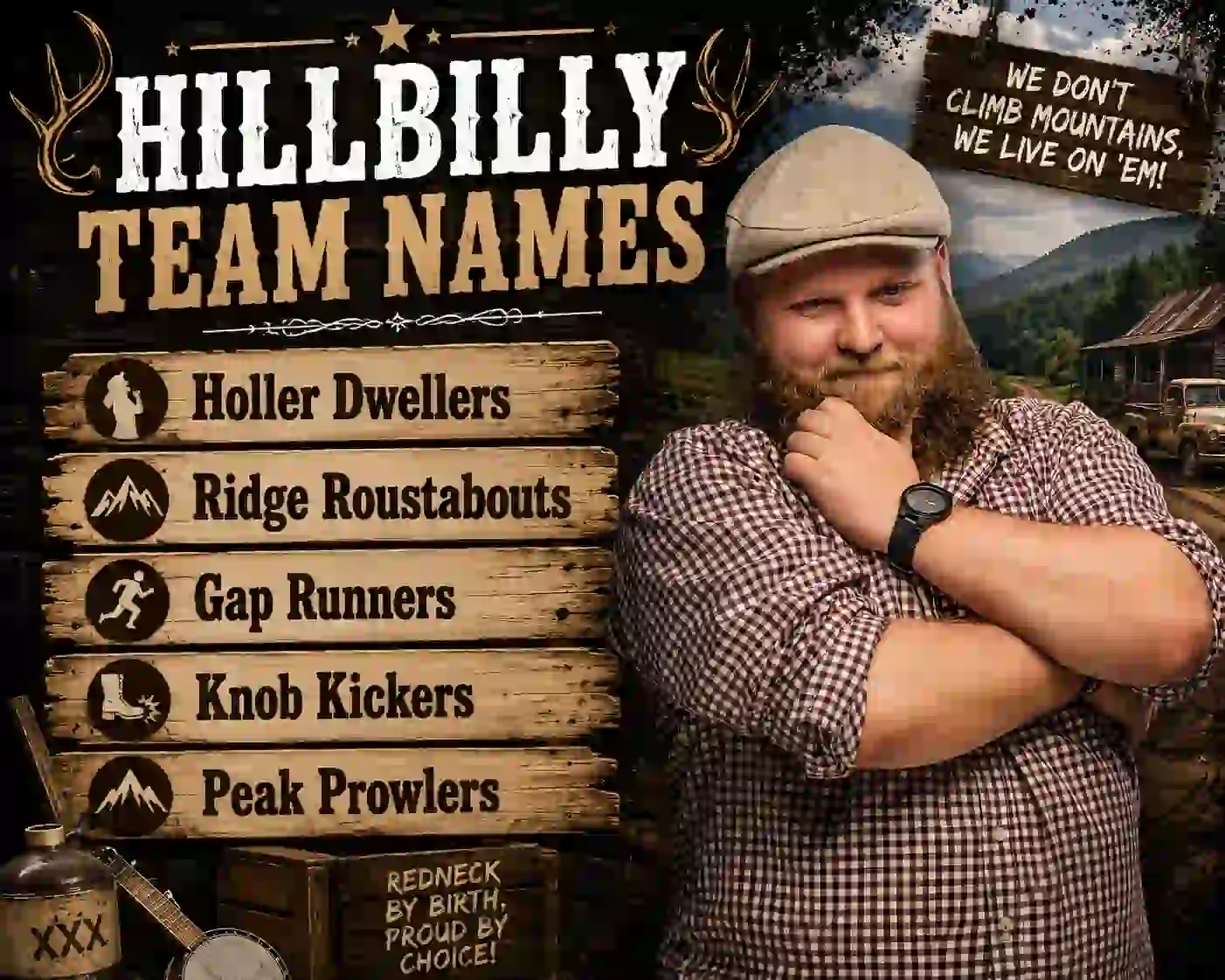 hillbilly team names