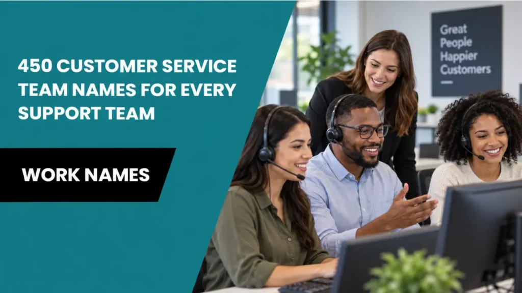 customer service team names