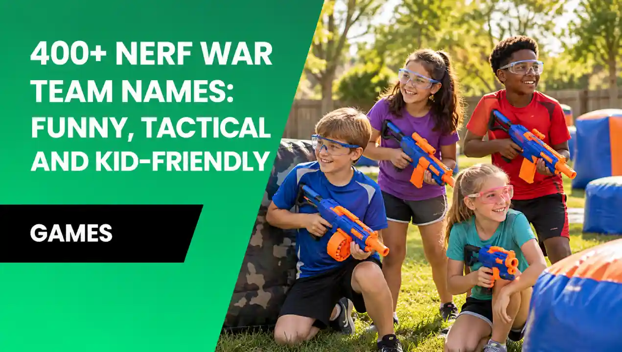 nerf war team names